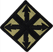 142nd Signal Brigade OCP Scorpion Shoulder Patch With Velcro